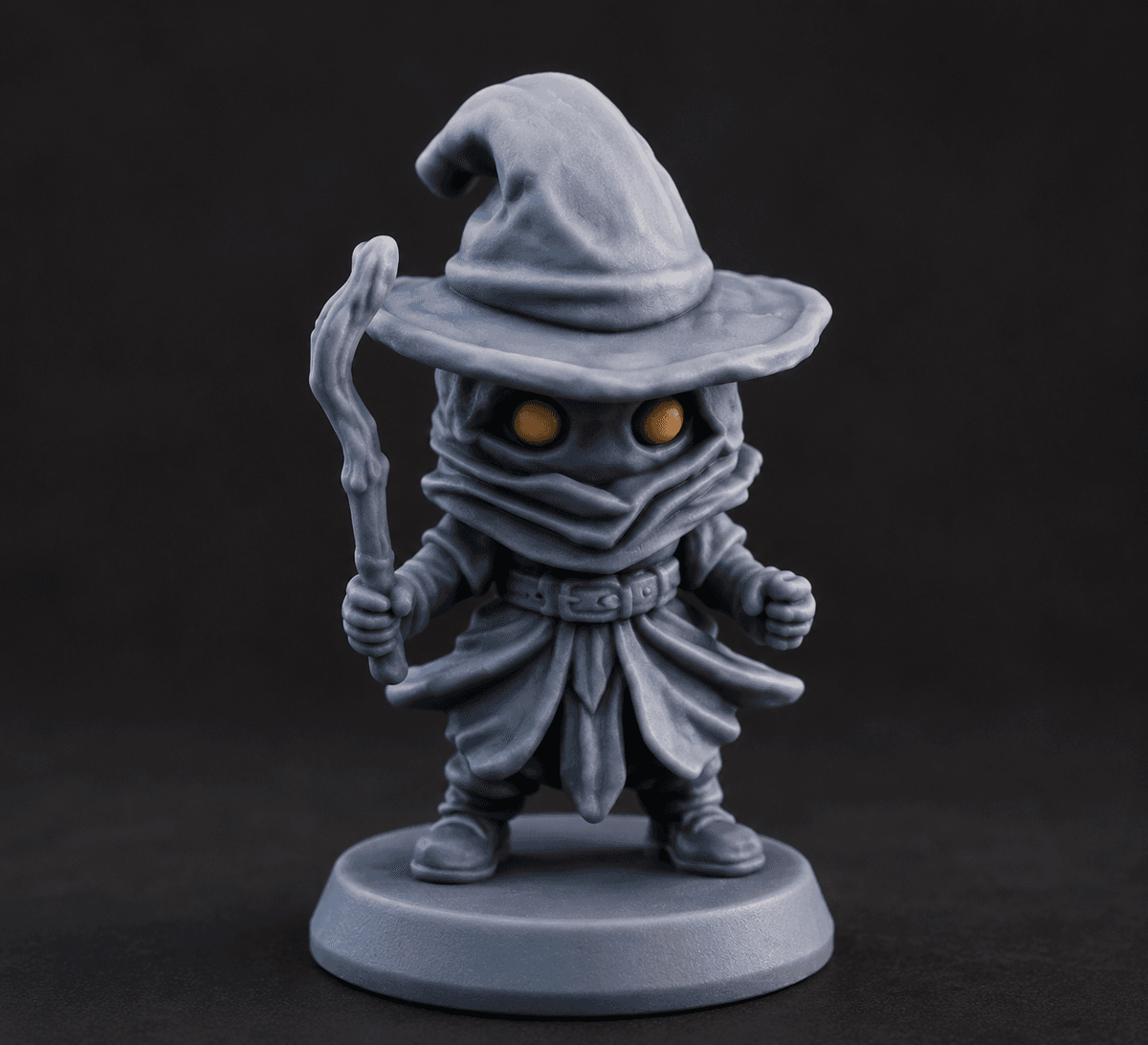 The Strange Sorcerer Miniature – Premium 3D Printed Fantasy Wizard Collectible